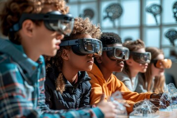 Children Immersed in Virtual Reality