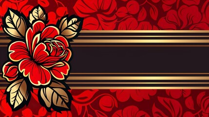 Banner bonito y elegante con espacio para texto. Concepto de recursos gr&aacute;ficos. 