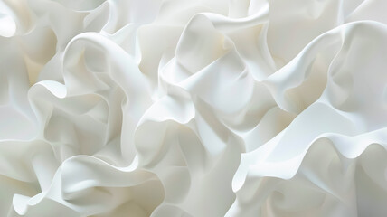 Obraz premium white silk fabric background
