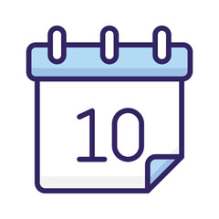 Check this beautifully designed vector of calendar, premium icon of planner
