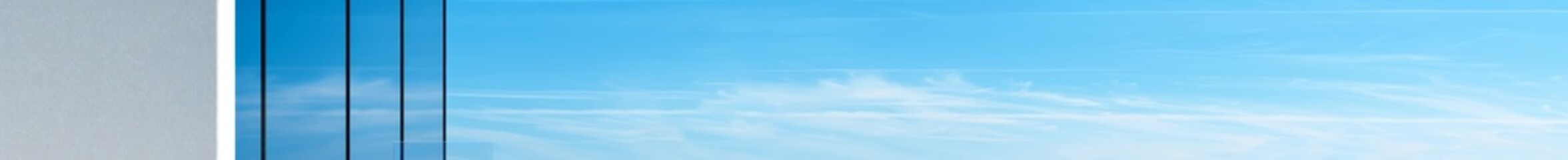 Fototapeta premium abstract blurred blue and white sky with window frame, perfect for minimalist design or website background.