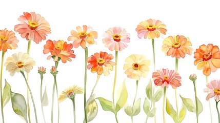 Obraz premium Watercolor Flower Bouquet