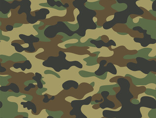 Fototapeta premium army camouflage background, shape texture repeat pattern for printing clothing, fabric