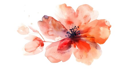 Watercolor Flower Art
