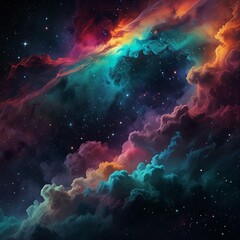 Fototapeta premium Cosmic Dreamscape: Ethereal Abstract Background Design