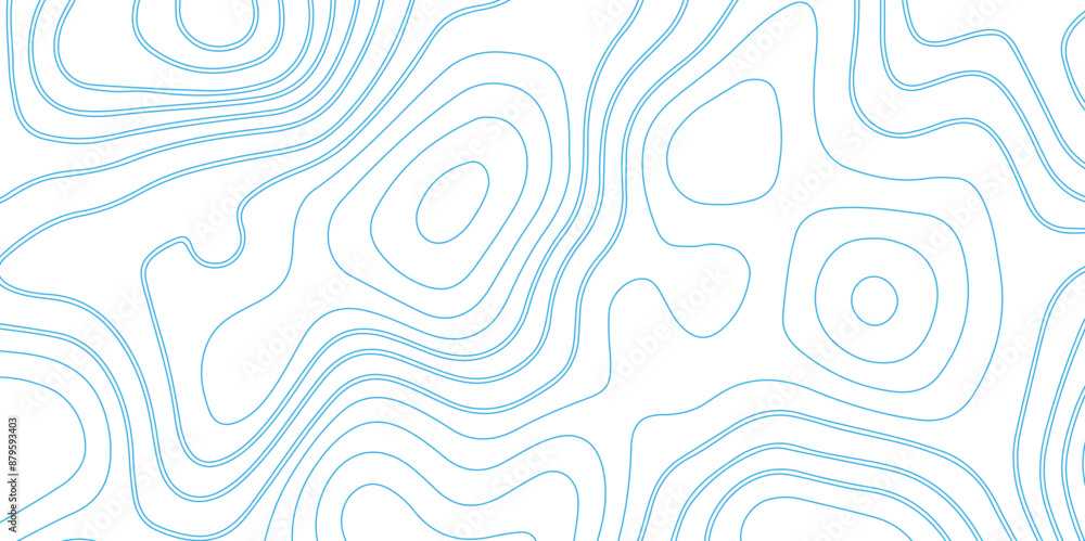Poster abstract design with seamless pattern with lines topographic map. geographic mountain relief. retro 