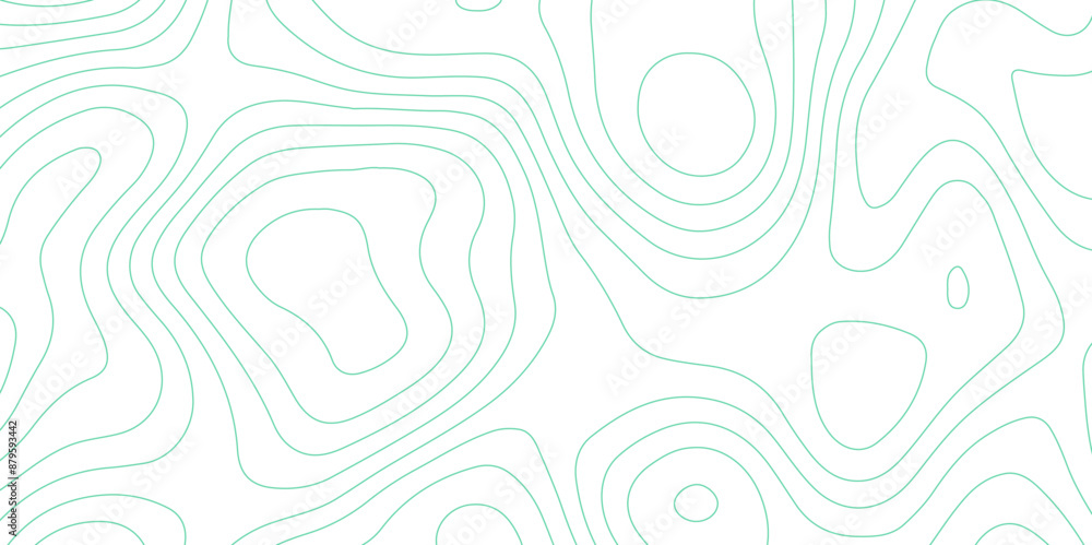 Poster abstract design with seamless pattern with lines topographic map. geographic mountain relief. retro 