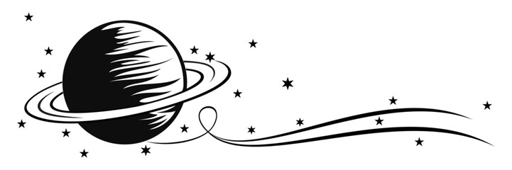 saturn planet vector © isdiyono