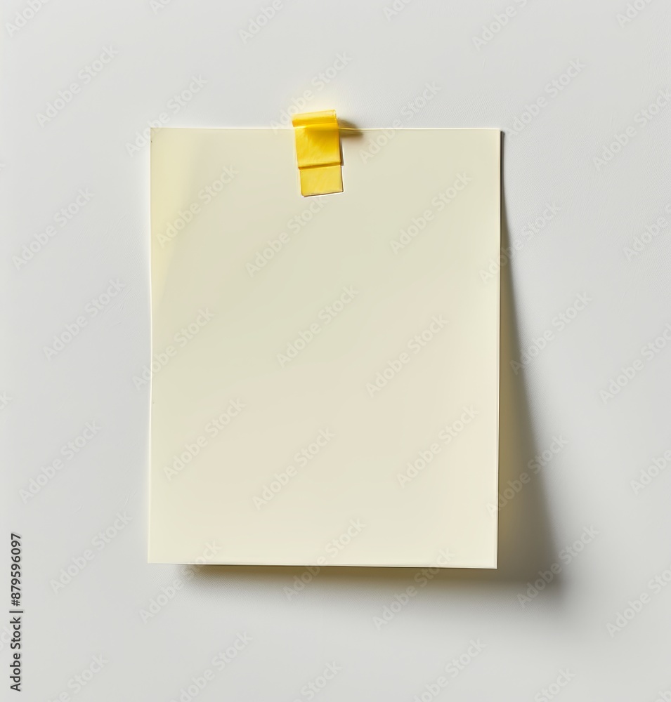 Poster business paper sticky note tape message blank office notepad memo white notebook sticky notepaper me
