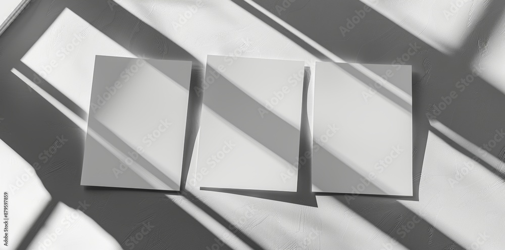 Poster a blank message note reminder for an office business with a white blank page label tag is attached t