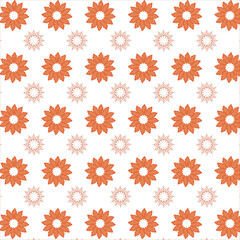 vector art floral illustration seamless repeat pattern design for clothing