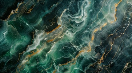 Background wall with green marble texture. Dark luxury marble surface. Interior wall wallpaper design with sunoil-bla decoration