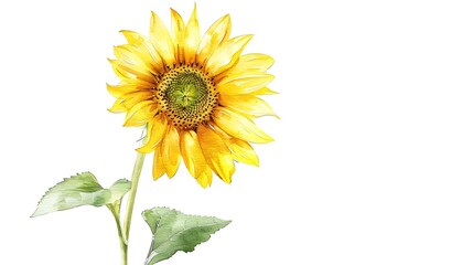 Fototapeta premium Watercolor Sunflower Bouquet
