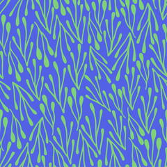 Abstract summer artistic illustration pattern. Creative collage contemporary seamless pattern.