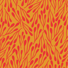 Abstract summer artistic illustration pattern. Creative collage contemporary seamless pattern.