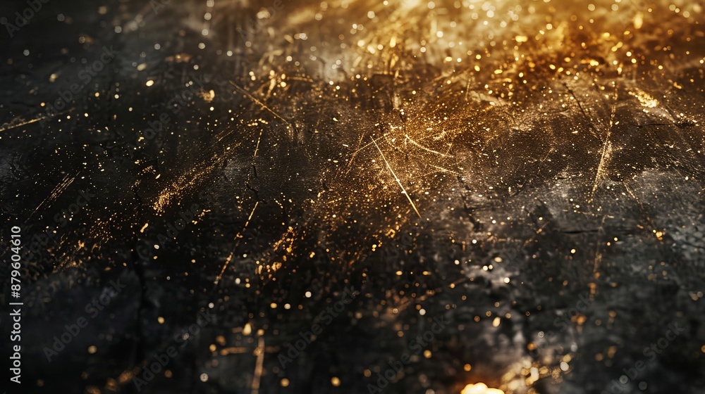 Aufkleber Adding dust and scratches to a photograph for editing with light effects is a layer for close-ups