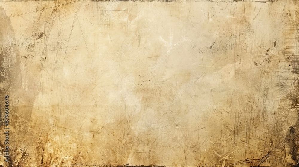Poster old paper textures with grunge background; vintage style; space for text or image
