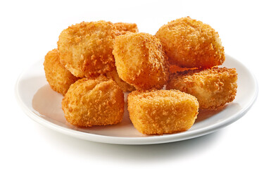 fried fish fillet nuggets