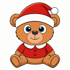 create a full funny christmas baby tedd