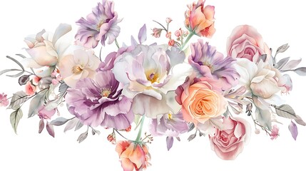 Watercolor Floral Bouquet