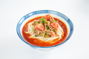 Seafood Udon Noodles，beef Udon，curry Udon， Japanese cuisine: cold shabu-shabu udon