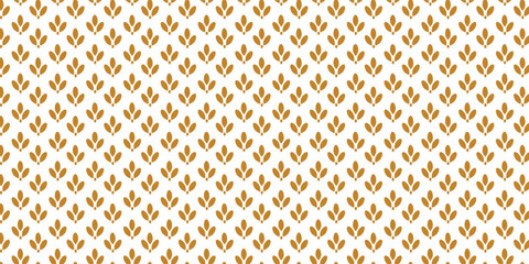 Vector Classic Golden Floral art nouveau Seamless pattern. Stylish abstract art deco texture. 