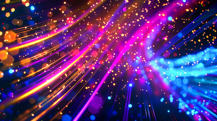 Fototapeta premium background digital light speed for high speed of internet