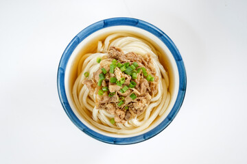 Seafood Udon Noodles，beef Udon，curry Udon， Japanese cuisine: cold shabu-shabu udon