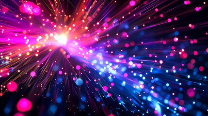 Fototapeta premium background digital light speed for high speed of internet