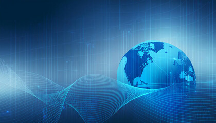 blue business background