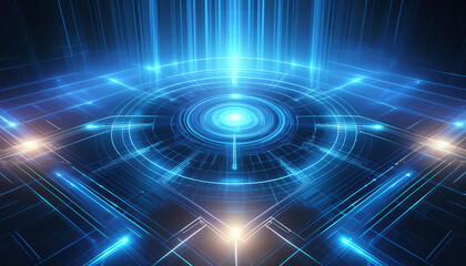 Obraz premium high tech abstract background