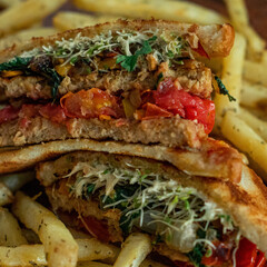 Vegan Homemade Sandwich