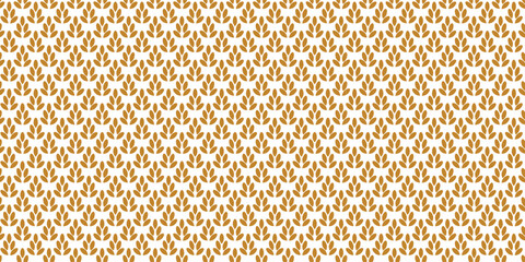 Vector Classic Golden Floral art nouveau Seamless pattern. Stylish abstract art deco texture. 