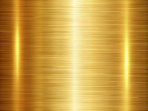 Luxurious vector gold gradient background features a shiny, smooth texture with a metallic sheen, perfect for adding sophistication to graphic design elements.