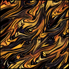 Colorful pattern study, leopard, zebra, textile, fabric, luxury marble and modern pattern. Digital print dress design tiger skin. wavy art design pattern. Bright wavy striped brown