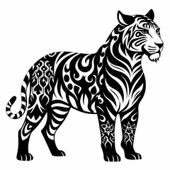 tiger vector and illustration