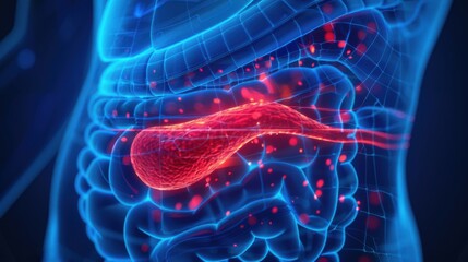 Human Digestive System Visualization