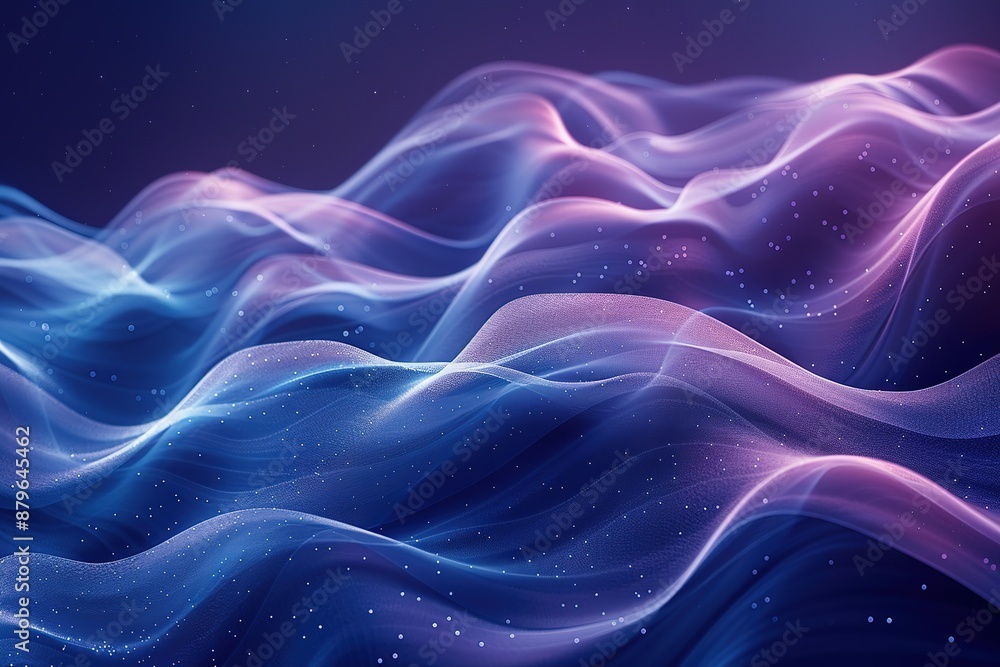 Aufkleber the image is a colorful, abstract representation of waves in the ocean