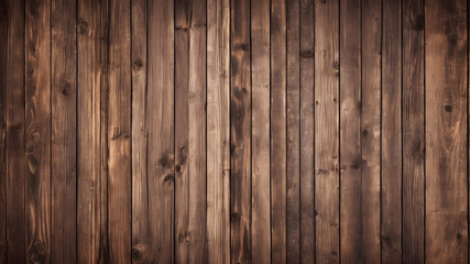 Fototapeta premium Wooden plunks as background. AI generated image, ai