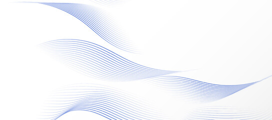 Abstract white background with smooth lines. Dynamic waves. vector illustration.	
