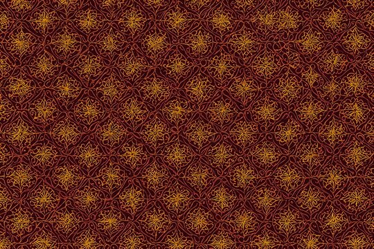 Haiti Vodou veve symbol inspired mystical pattern wallpaper design