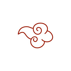 oriental cloud illustration