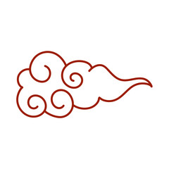 oriental cloud illustration