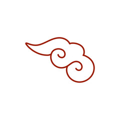 oriental cloud illustration