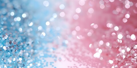 Technology-created gender reveal party announcement with pink and blue background. Concept Technology, Gender Reveal, Announcement, Pink and Blue Background