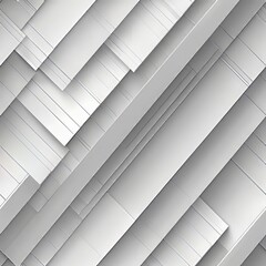 Obraz premium Gray and white geometric pattern of angled rectangles