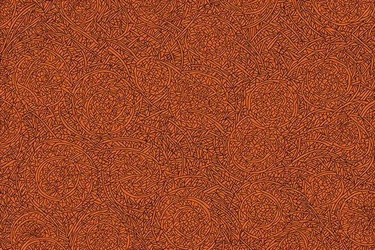 Vanuatu tamtam drum inspired carved pattern wallpaper design