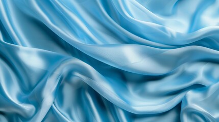 Obraz premium Blue and white silk background