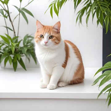 cat on the window sill