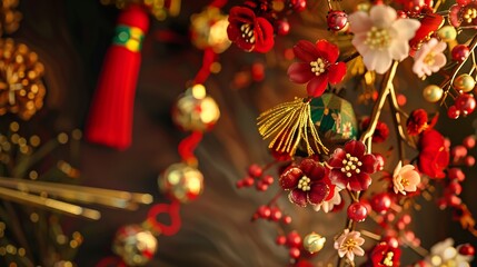 New Year Celebration zodiac sign Festive background material Japan traditionsNew Year Celebration zodiac sign Festive background material Japan traditions : Generative AI